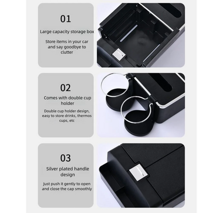 Universal Car Armrest Storage Box Comfortable Center Console Armrest Cushion Non-slip Car Elbow Support Pad