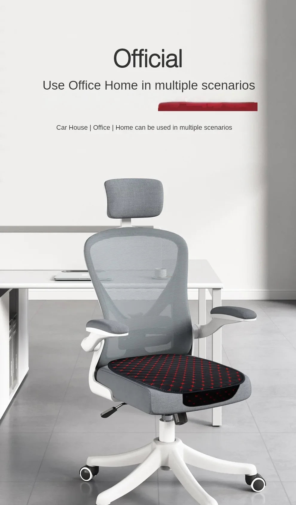 PU Leather Car Seat Cover Universal Minimalism Soft Seat Cushion Protective Cover with Storage Pocket Car Interior Accessories