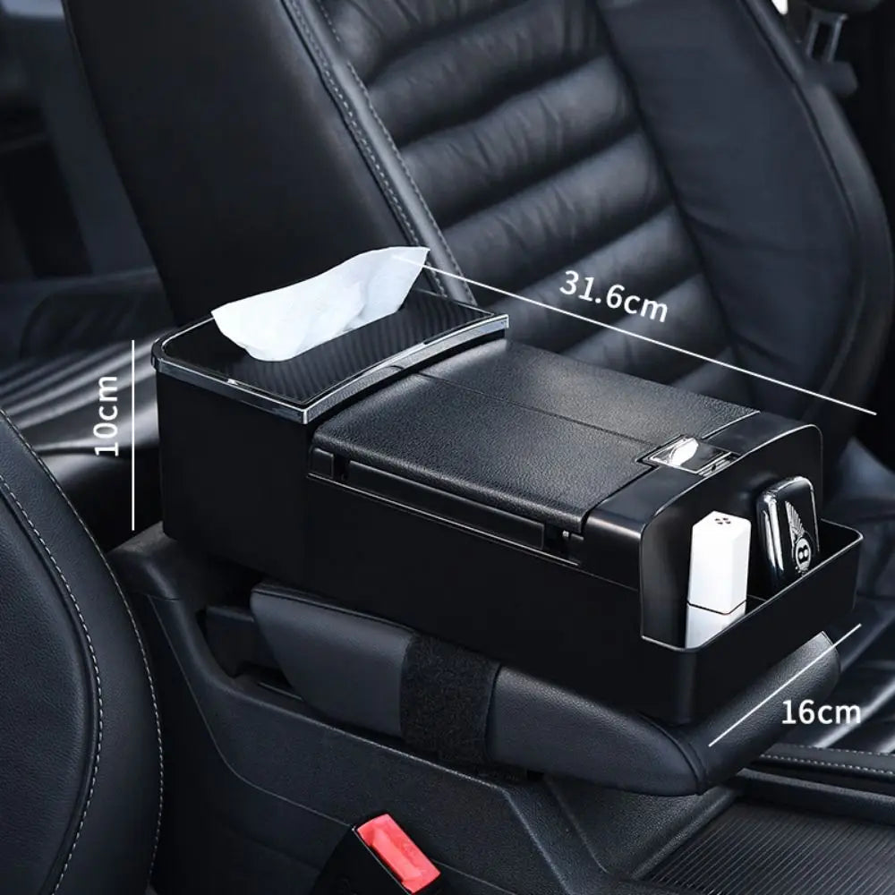 Universal Car Armrest Storage Box Comfortable Center Console Armrest Cushion Non-slip Car Elbow Support Pad