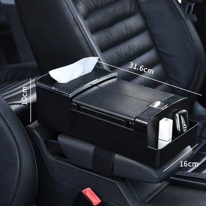 Universal Car Armrest Storage Box Comfortable Center Console Armrest Cushion Non-slip Car Elbow Support Pad