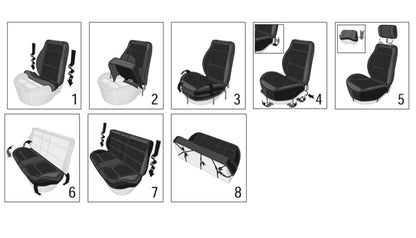 AUTO PLUS  Car Seat Covers Universal Size Fit For Most Car Suv Truck Van Car Accessories Interior Seat Covers For Car Full Set
