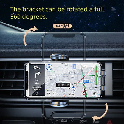Magnetic Car Phone Holder For Hyundai Accent Solaris 2016 2017 2018 2019 2020 15W Wireless Charging Car Phone Holder Magsafe