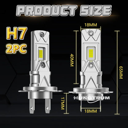 Kit Lâmpada LED H1/H4/H7 1000W 6000K 12V - Super Brilhante