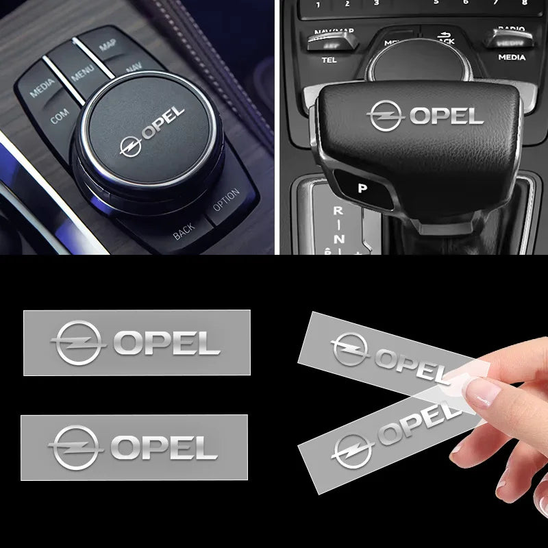 3D Metal Emblem Sticker Car Interior Decoration Car Accessories For Opel insignia Astra H G J Antara vectra Vivaro Zafira Signum
