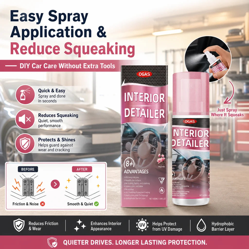 Spray Limpador de Interior Anti-Envelhecimento - Removedor de Manchas