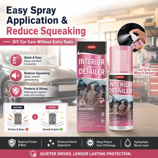 Spray Limpador de Interior Anti-Envelhecimento - Removedor de Manchas