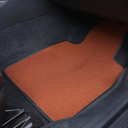 Universal Car Floor Mat Front & Rear Automotive Carpet Floor Mats for Auto SUV Sedans Vans Accessories Dirt and Wear-resistant