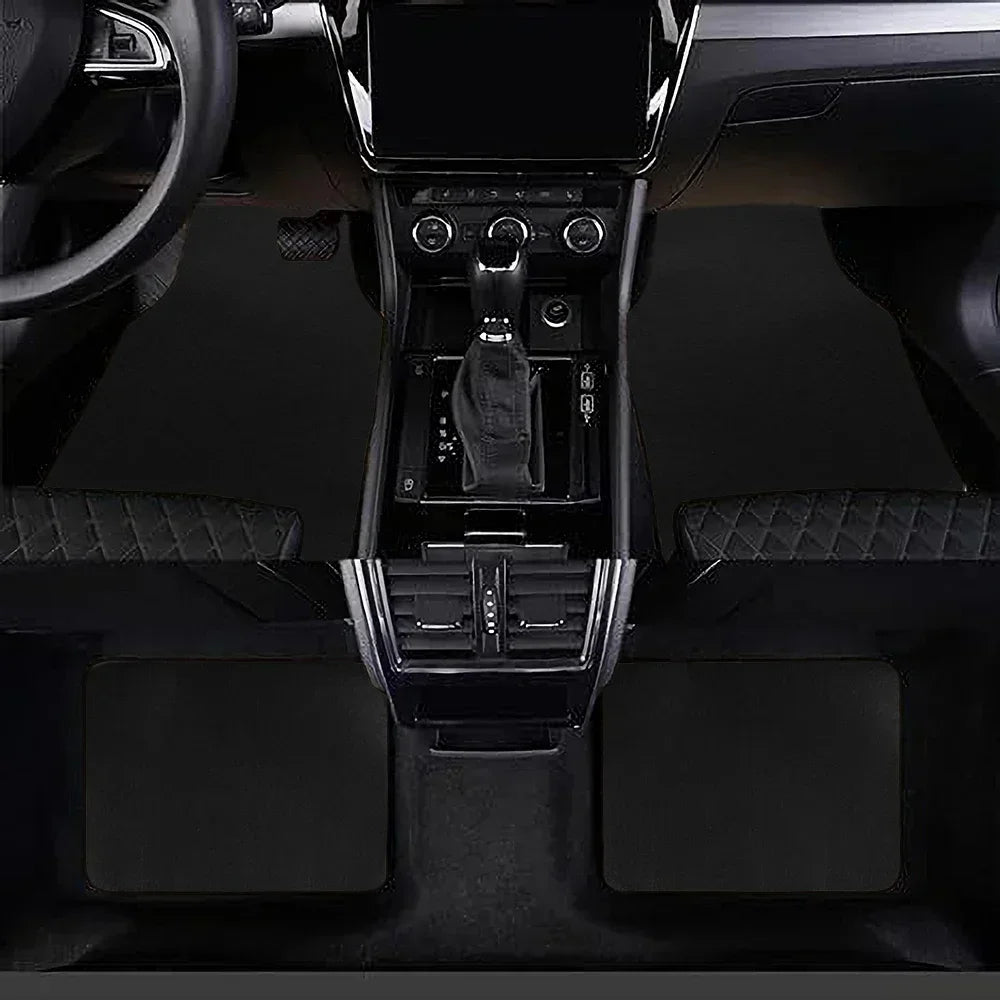 Universal Car Automotive Carpet Floor Mats 1/2/4pcs For Auto SUV Sedans Vans Accessories Dirt and Wear-resistant