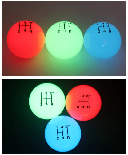 Shine shift knob round with gear manual gear shift lever gear head fun cool car modification accessories beautiful interesting