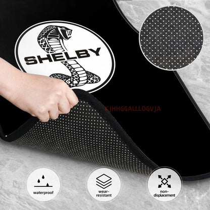 Shelby 4PCS Crystal Velvet Car Floor Mats Set of Four Anti Fouling Car Mats Carpet Anti Slip Car Floor Mats