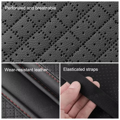 Universal Auto Armrest Pad PU Leather Durable Center Console Cushion with Storage Pocket Waterproof Car Armrest Cover Vehicle