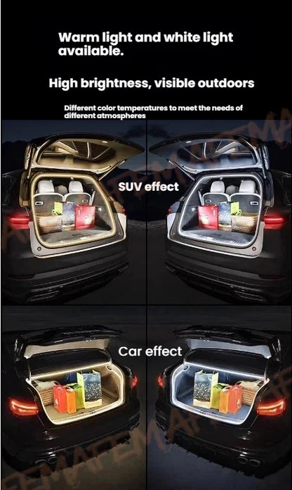 Car Trunk Ambient Light Strip Fit For Chery Jetour Traveller T2 2023 2024 2025 LED Car Interior Decorative Light Accessories