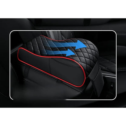 Universal Memory Foam Armrest Cushion for Car - Heightened Armrest Pad Cover, Universal Fit for Central Console Interior
