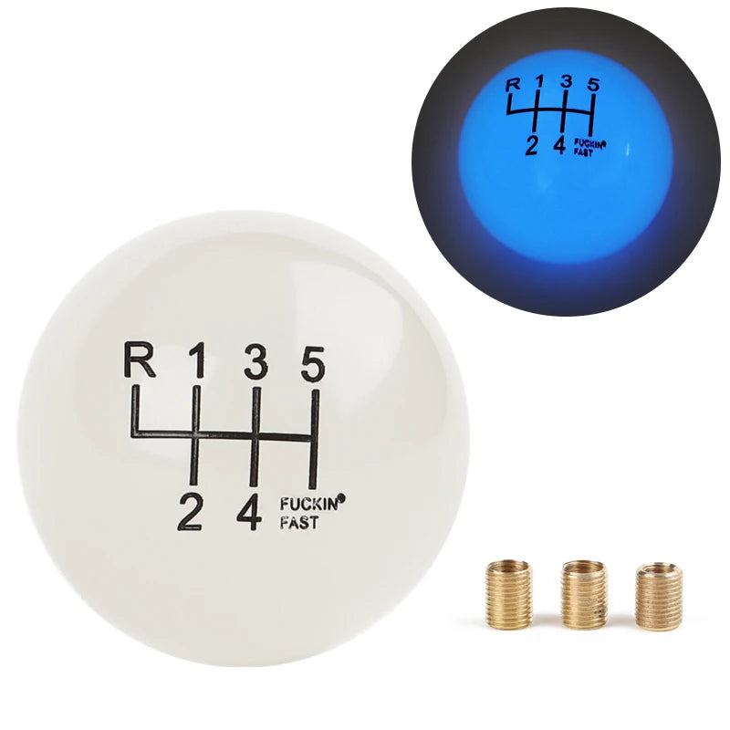 Shine shift knob round with gear manual gear shift lever gear head fun cool car modification accessories beautiful interesting