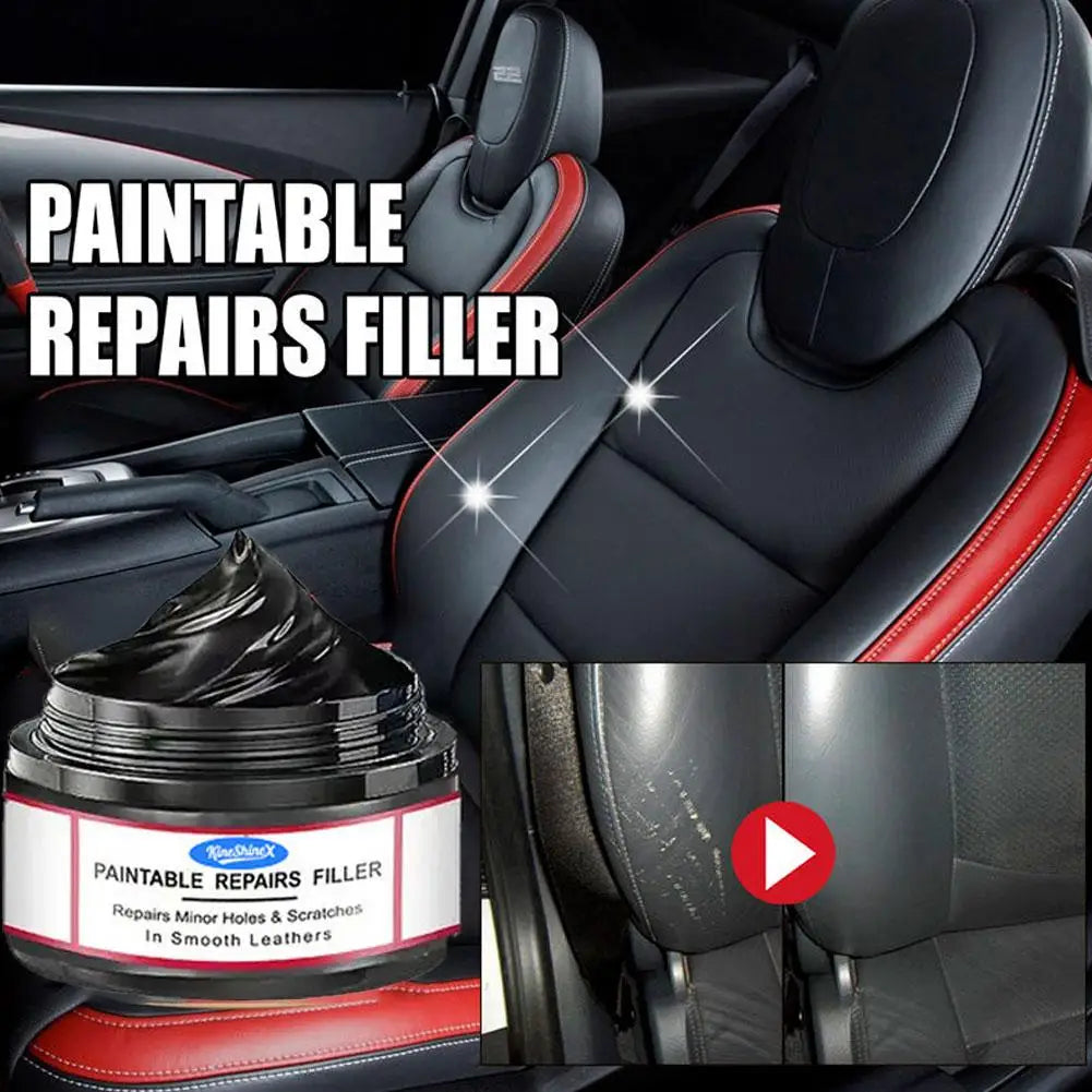 Car Interior Scratch Repair Cream Plastic Polishing Wax for Dashboard Trim,Restores Black Surfaces, Exterior Interior Repair