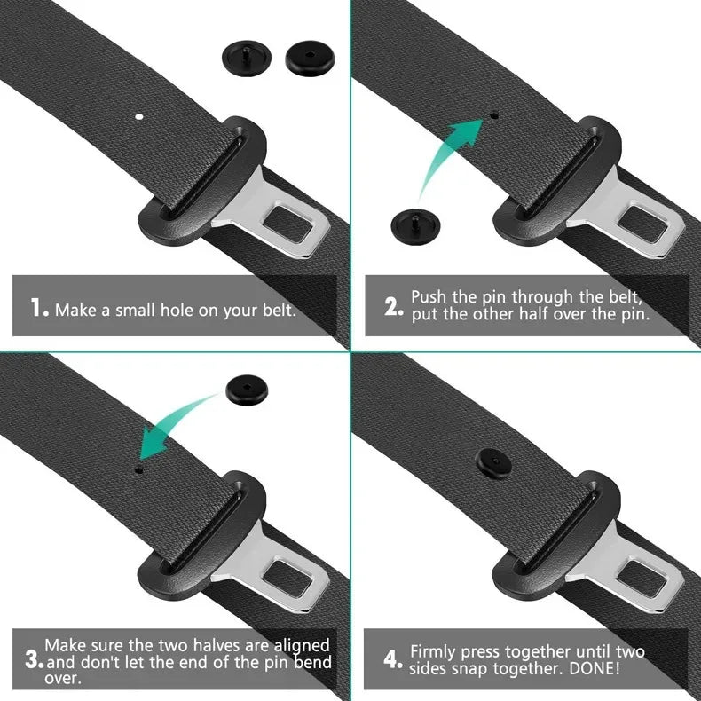 10 PCS Car Seatbelt Buckle Car Seat Belt Stop Button Clips Seatbelt Adjuster Fastener Retainer Rivet Stud Clips Wholesale