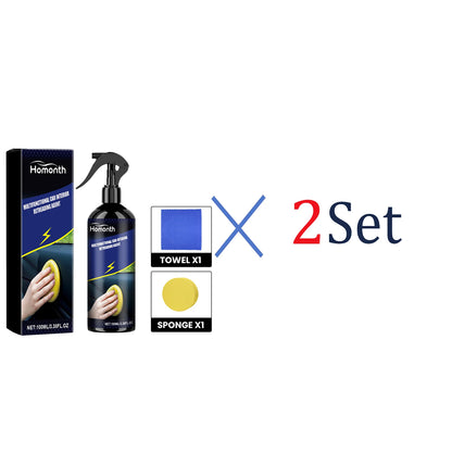 Car Interior Detailer Spray 100ml Multi Purpose Interior Cleaner & Protectant for Dashboard Plastic Trim UV Protection DustProof