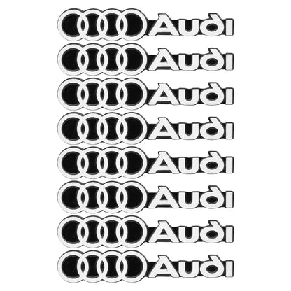car audio decorate 3D Aluminum Badge Emblem Sticker For Audi Sline A4 A3 A5 A6 A1 A7 A8 Q2 Q3 Q5 Q7 Q8 TT Accessorie Car Styling