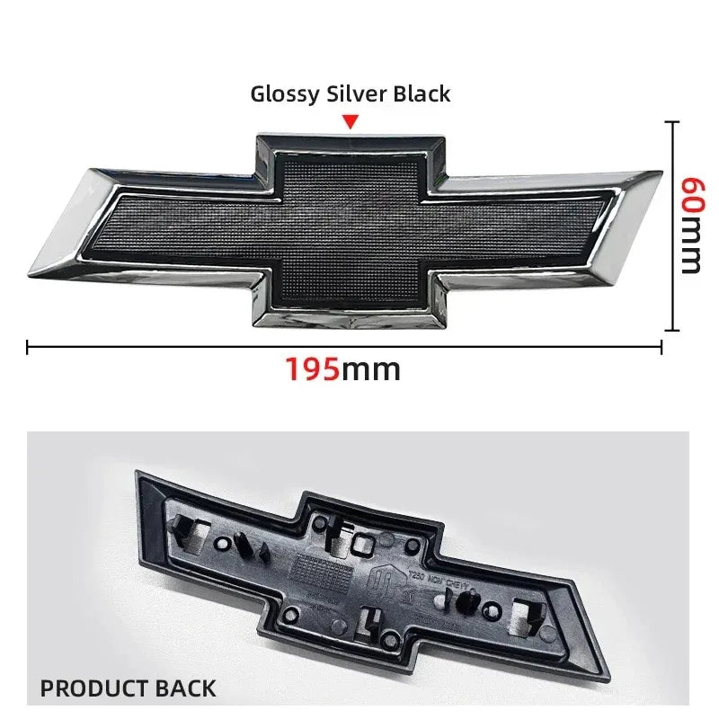 ABS Car Front Hood Emblem Sticker Rear Tail Trunk Badge Accessories for Chevrolet Epica Spark Aveo Captiva Cruze Malibu XL Trax