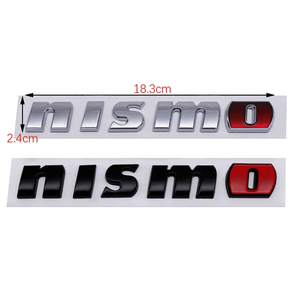ABS Car Body Emblem Trunk Badge Sticker Decoration for Nissan Nismo Sylphy Altima Sentra X-trail Juke Livina Sunny Navara