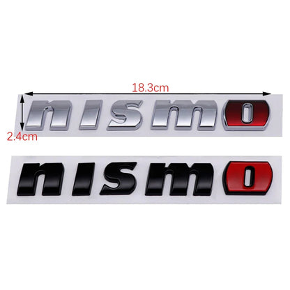 ABS Car Body Emblem Trunk Badge Sticker Decoration for Nissan Nismo Sylphy Altima Sentra X-trail Juke Livina Sunny Navara