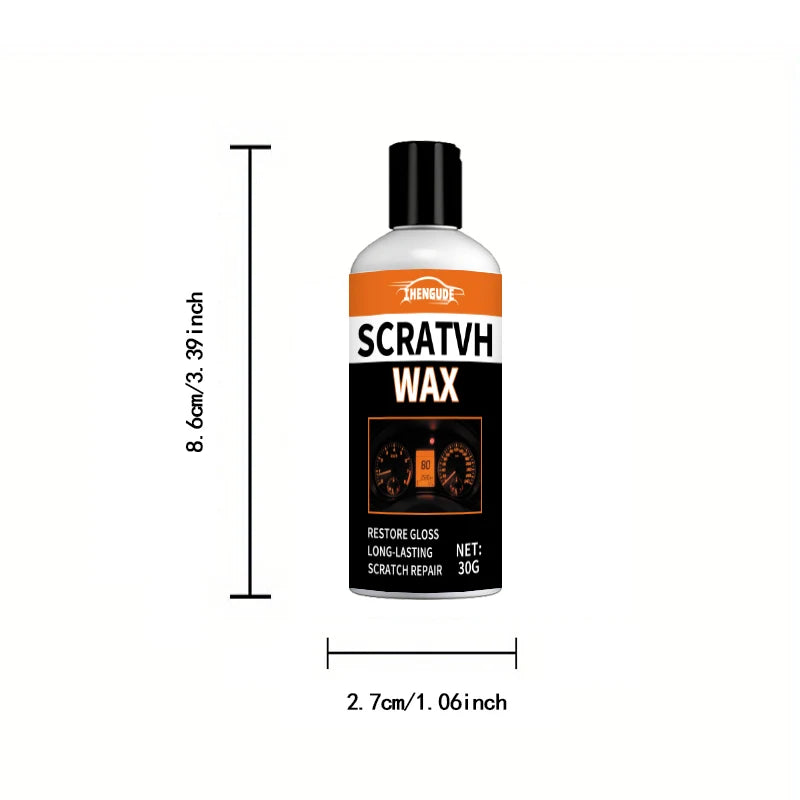 Car Scratch Repair Wax, Dashboard Screen Scratch Repair Agent |   Suitable for Various Scratch Repairs on Central Consoles, Helmets, Glass, Acrylic, and Glasses.