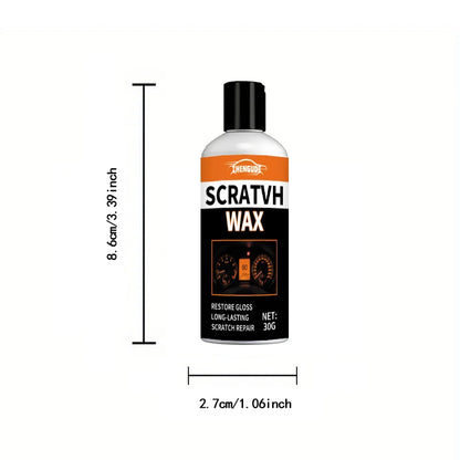 Car Scratch Repair Wax, Dashboard Screen Scratch Repair Agent |   Suitable for Various Scratch Repairs on Central Consoles, Helmets, Glass, Acrylic, and Glasses.