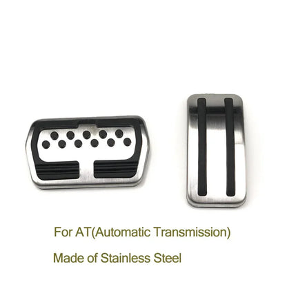 Car-styling Stainless steel Car Pedal Pads Cover MT AT case for Ford Focus 2 mk2 focus 3 mk3