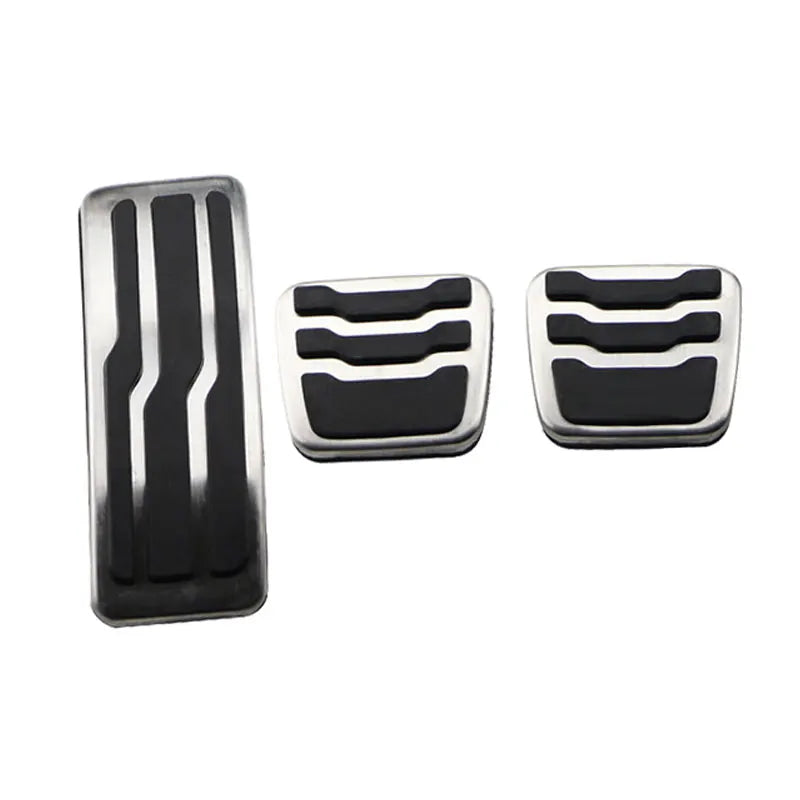 Stainless Steel Car Pedal Pads Cover for Ford Everest Endeavour Raider Ranger 2016 - 2023 Gas Fuel Brake Pedals Pad Accessories