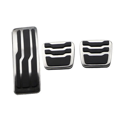 Stainless Steel Car Pedal Pads Cover for Ford Everest Endeavour Raider Ranger 2016 - 2023 Gas Fuel Brake Pedals Pad Accessories