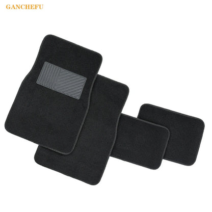 Car Floor Mats Universal Carpet 4PCS Full Set Car Floor Mat For Auto Foot Pads Automobile Carpet Cover Universal Car Styling