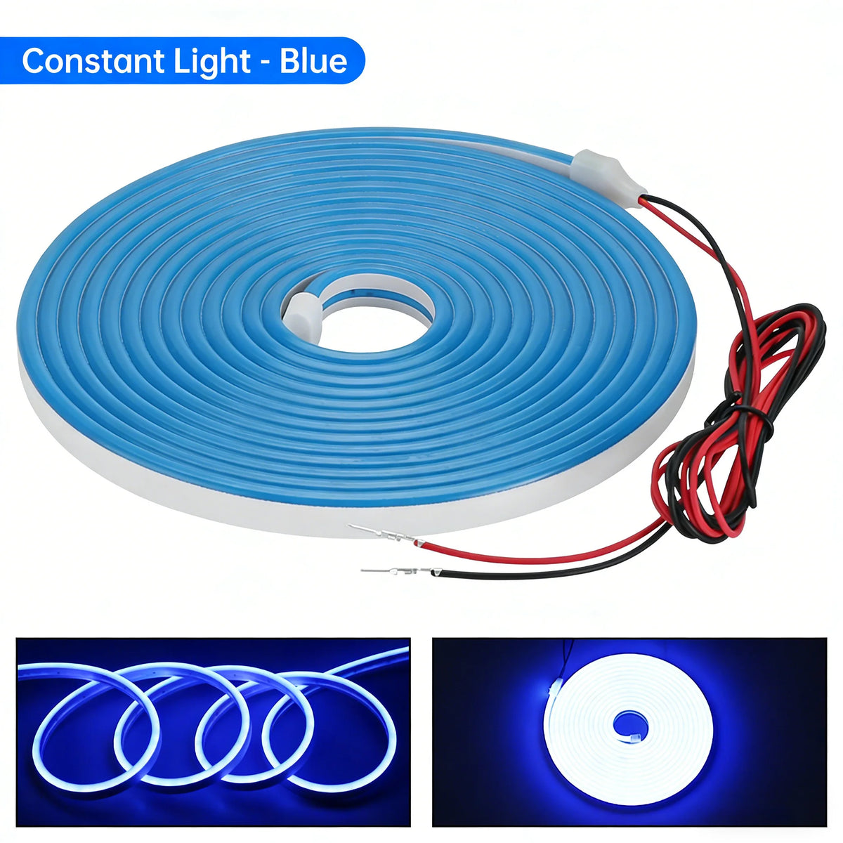 12V Car Trunk LED Strip High-Brightness 2/4M Interior Decoration Wiring Automatic Sensing Tailgate Light Strip Easy Installation