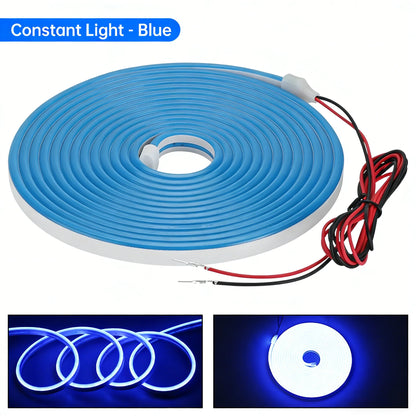 12V Car Trunk LED Strip High-Brightness 2/4M Interior Decoration Wiring Automatic Sensing Tailgate Light Strip Easy Installation