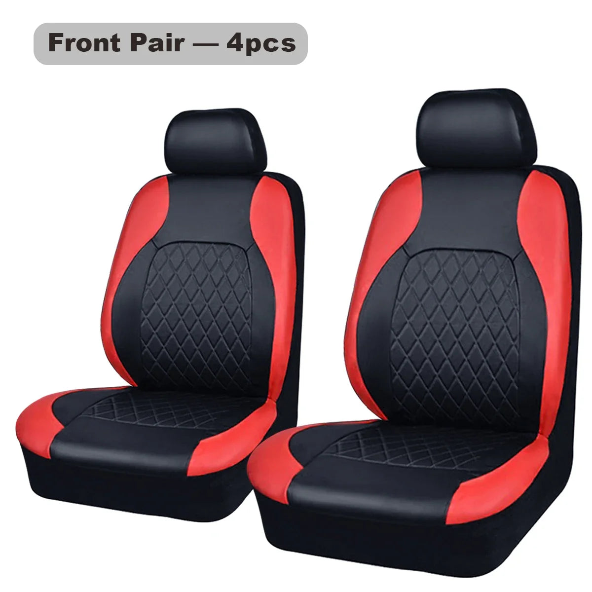 PU Leather Car Seat Cover - Universal, Waterproof, for Sedan, SUV, Pickup Truck, All Seasons