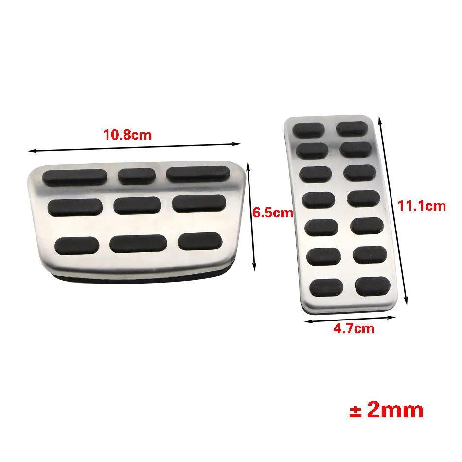Car Pedals Cover Pad for Hyundai I20 BC3 2020 2021 2022 2023 2024 Accelerator Brake No Drilling Restfoot Pedal Automotive Parts