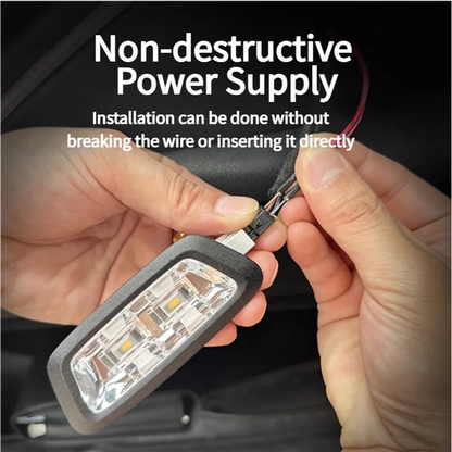 Car Trunk LED Light Strip 400cm/200cm Flexible Interior Ambient Lighting for SUV/MPV Automatic On/Off Hidden Installation