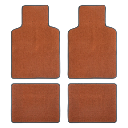 Universal Car Floor Mat Front & Rear Automotive Carpet Floor Mats for Auto SUV Sedans Vans Accessories Dirt and Wear-resistant