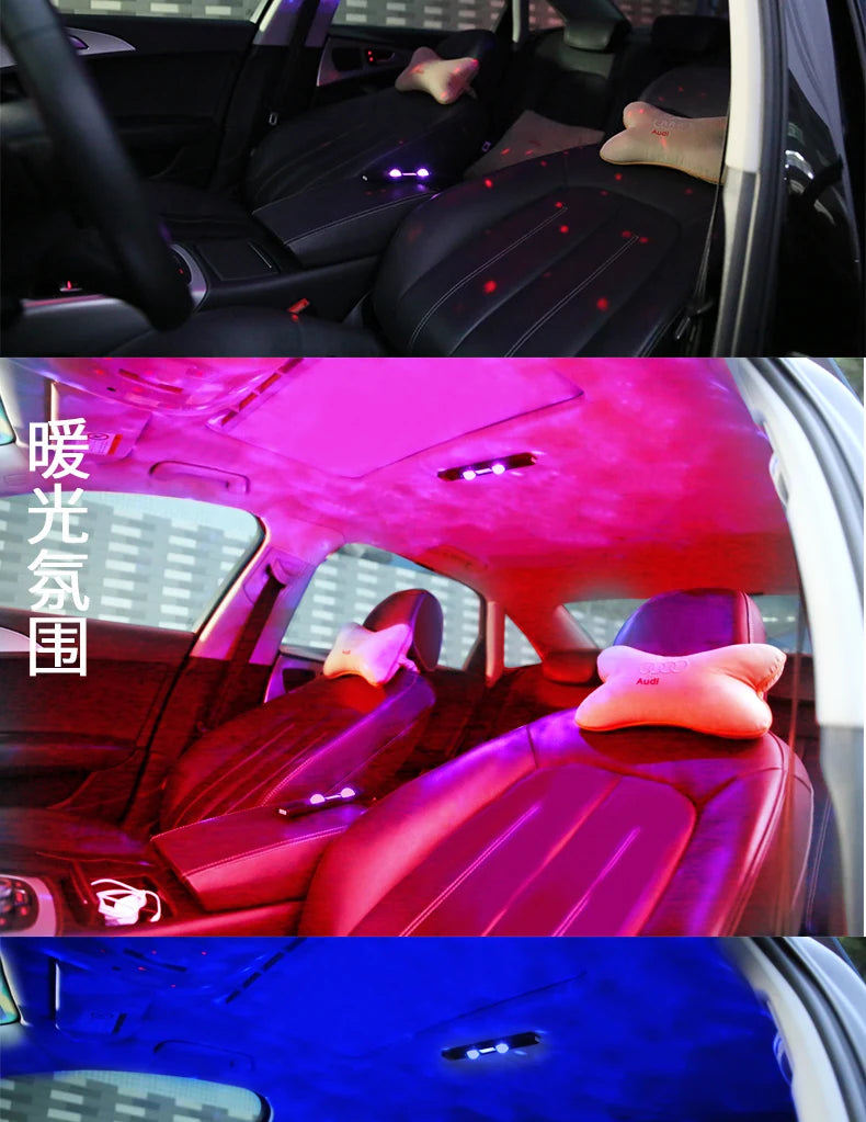 wireless rgb car interior atmosphere light With remote control Music Control Rhythm interior car lights led For car indoor