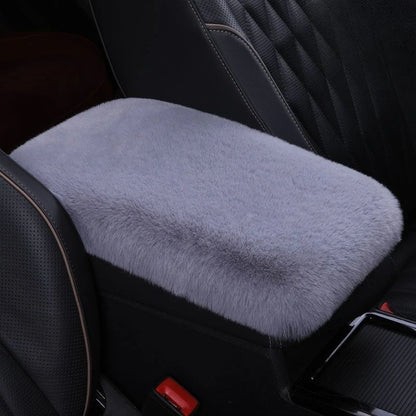 Cute Car Armrest Box Plush Covers Cushion Warm Center Console Arm Cover Pads Stowing Tidying Universal Automobile Interior Decor