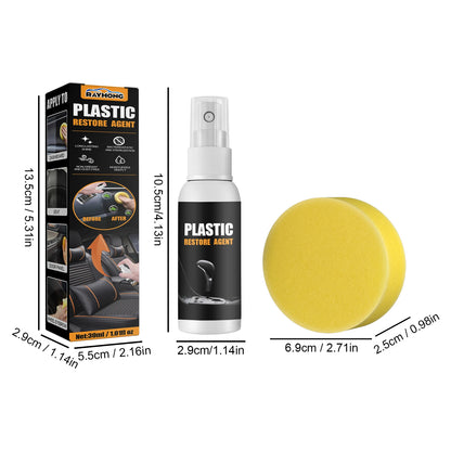 Car Interior Plastic Parts Refurbishing Agent Leather Wax Retreading Agent Auto Instrument Panel Car Dashboard Polishing Liquid