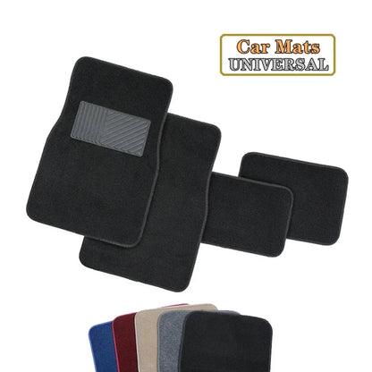 4PCS Car Floor Mats Universal Carpet Full Set Car Floor Mat For Auto Foot Pads Automobile Carpet Cover Universal Car Styling