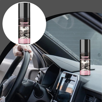 Car Interior Polish & Cleaner Spray 100ml All-Purpose Detailer for Dashboard Leather Plastic Restores Shine & Protects Care Kit