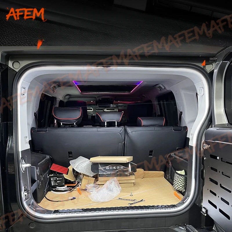 Car Trunk Ambient Light Strip Fit For Chery Jetour Traveller T2 2023 2024 2025 LED Car Interior Decorative Light Accessories