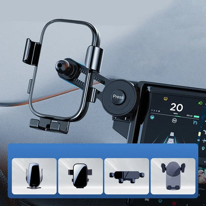 Car Phone Holder Stand Accessory 360° Rotation Adjustable Interior Bracket Extension Rod for 17mm Ball Holder Car Display Screen