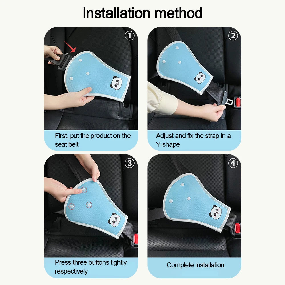 Universal Car Seat Belt Cover Adjustable Car Safety Belt Cover Shoulder Pad for Kids Adults Car Interior Accessories