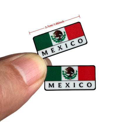 Decorative Accessories Universal Car Sticker for All Models Mexican Flag Style Car Decal Badge Decorative Sticker