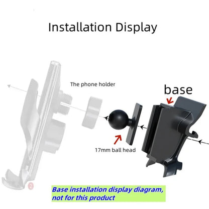 Magnetic Car Phone Holder For Hyundai Accent Solaris 2016 2017 2018 2019 2020 15W Wireless Charging Car Phone Holder Magsafe