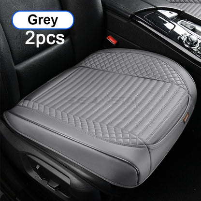 AUTOMECHANIST Nappa Leather Car Seat Cover Universal Front Seat Covers Mat Breathable Seat Cover Protector Cushion Accessories