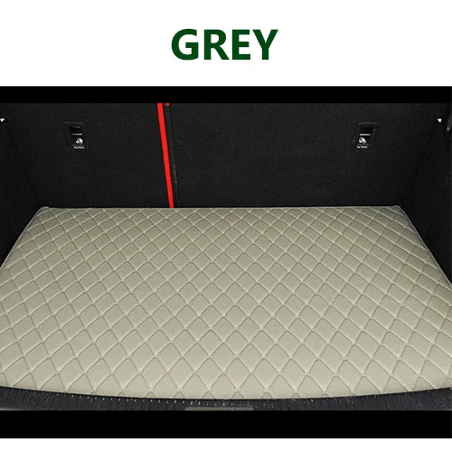Car Mats Floor For Peugeot 5008 P87 2017~2023 7seat Luxury Leather Mat Car Floor Mats Universal Waterproof Cocho Car Accessories