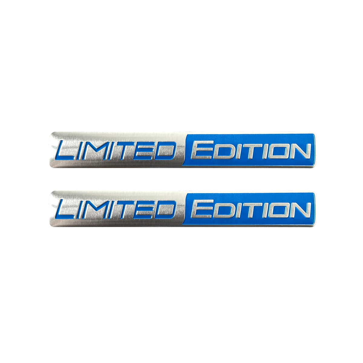 1 Pair 3D Aluminum Car Stickers Emblem Limited Edition Styling Badge Decals Auto Door Bumper Trunk Body Side Decor Accessories